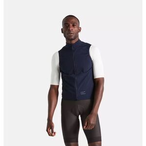 Specialized Prime Wind Vest Men's M Navy Cycling Bike Full Zip Reflective